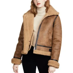 Authentic B-3 Bomber Shearling Jacket