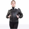 Women's Black B3 Shearling Leather Jacket