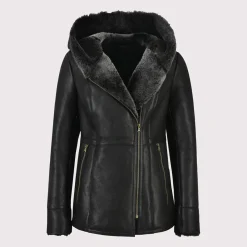 Womens Shearling Sheepskin Coat - Luxury Long Coat