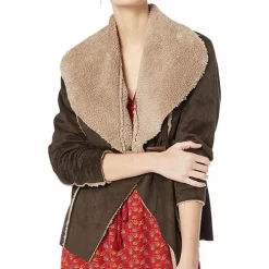 Women's Sheepskin Jacket - Brown Shearling Jacket