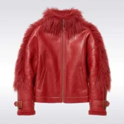 Women's Sheepskin Shearling Jacket - Fur Shearling Leather Jacket