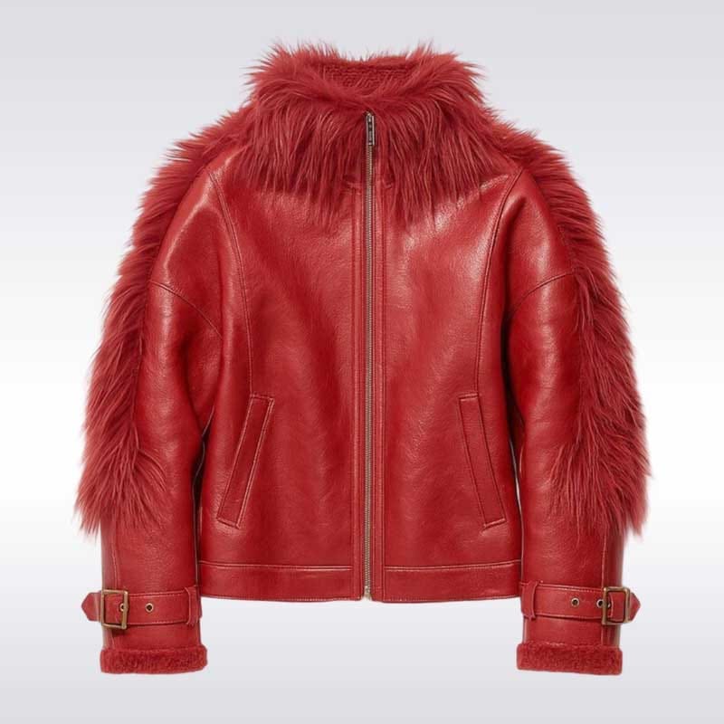 Women's Sheepskin Shearling Jacket - Fur Shearling Leather Jacket