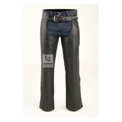 Men's Leather Motorcycle Chaps