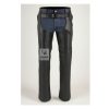 Stylish Black Motorcycle Chaps for Men |