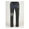 Stylish Black Motorcycle Chaps for Men |