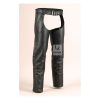 Real Leather Chaps for Motorcycle Riders