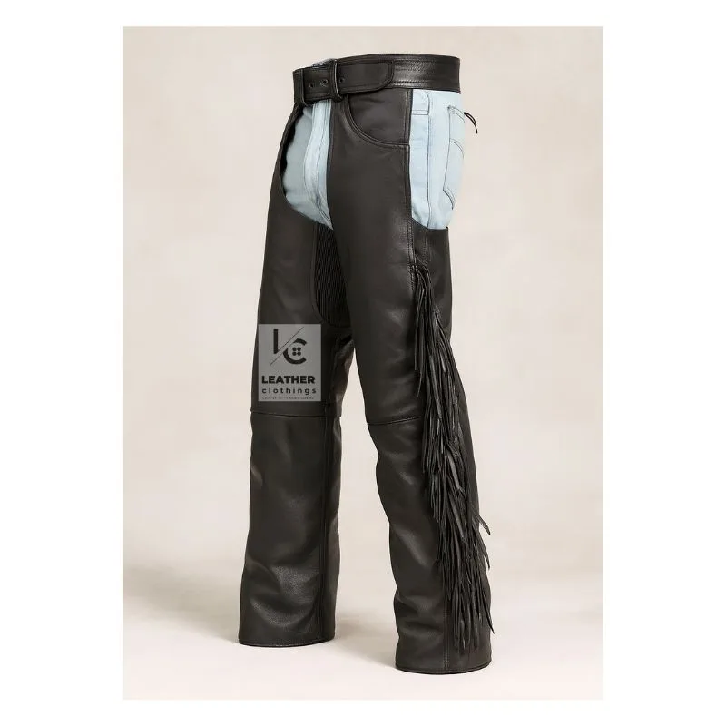 Men's Fringe Chaps - Cowboy Chaps
