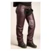 Unique Purple Leather Chaps Mens