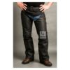 Mens Leather Motorcycle Riding Chaps