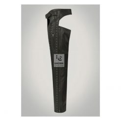 Women's Genuine Leather Black Riding Chaps