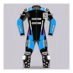 MotoGP-Style Leather Racing Suit for Motorcycle Track Days