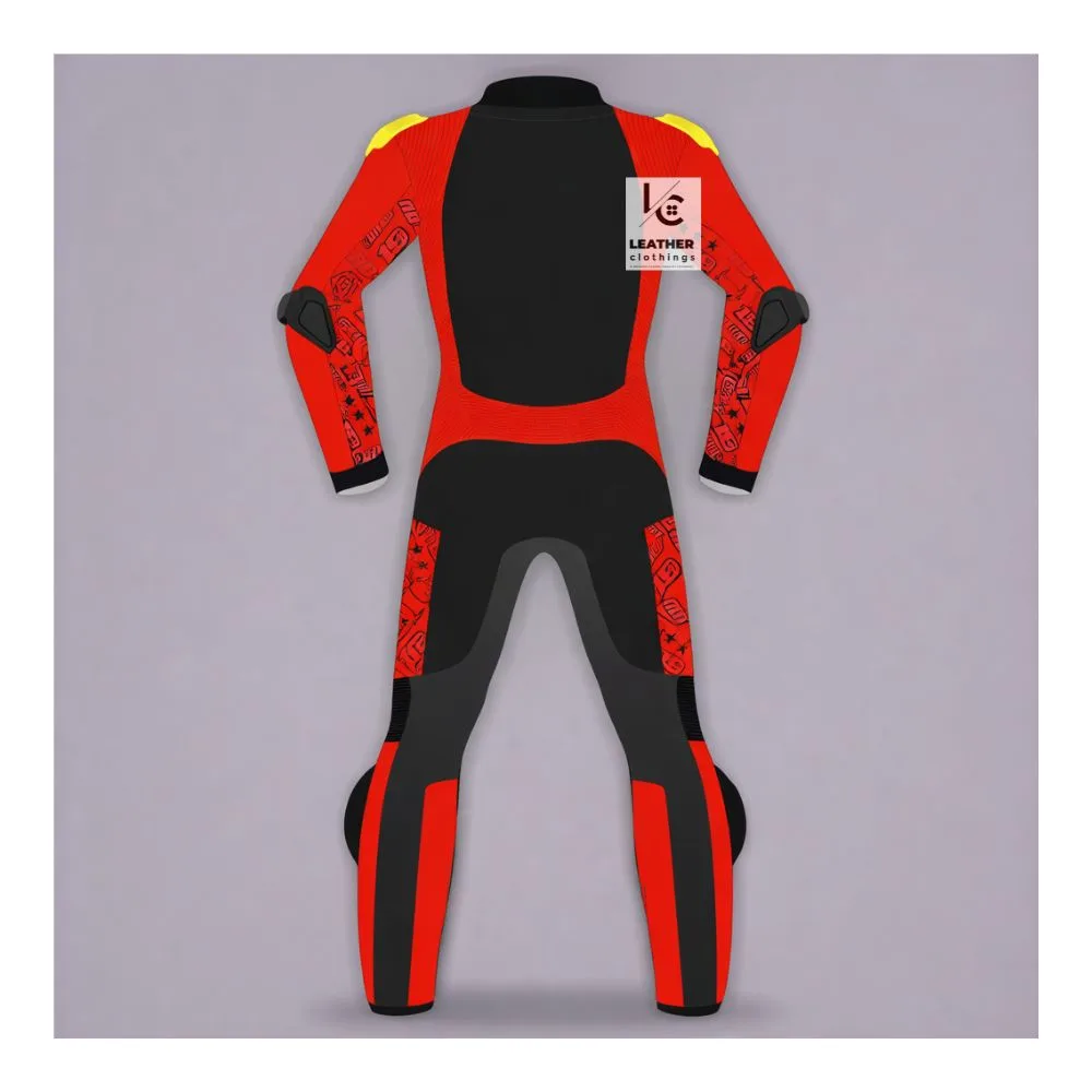 Custom Made MotoGP-Style Leather Race Suit MGS16 Back
