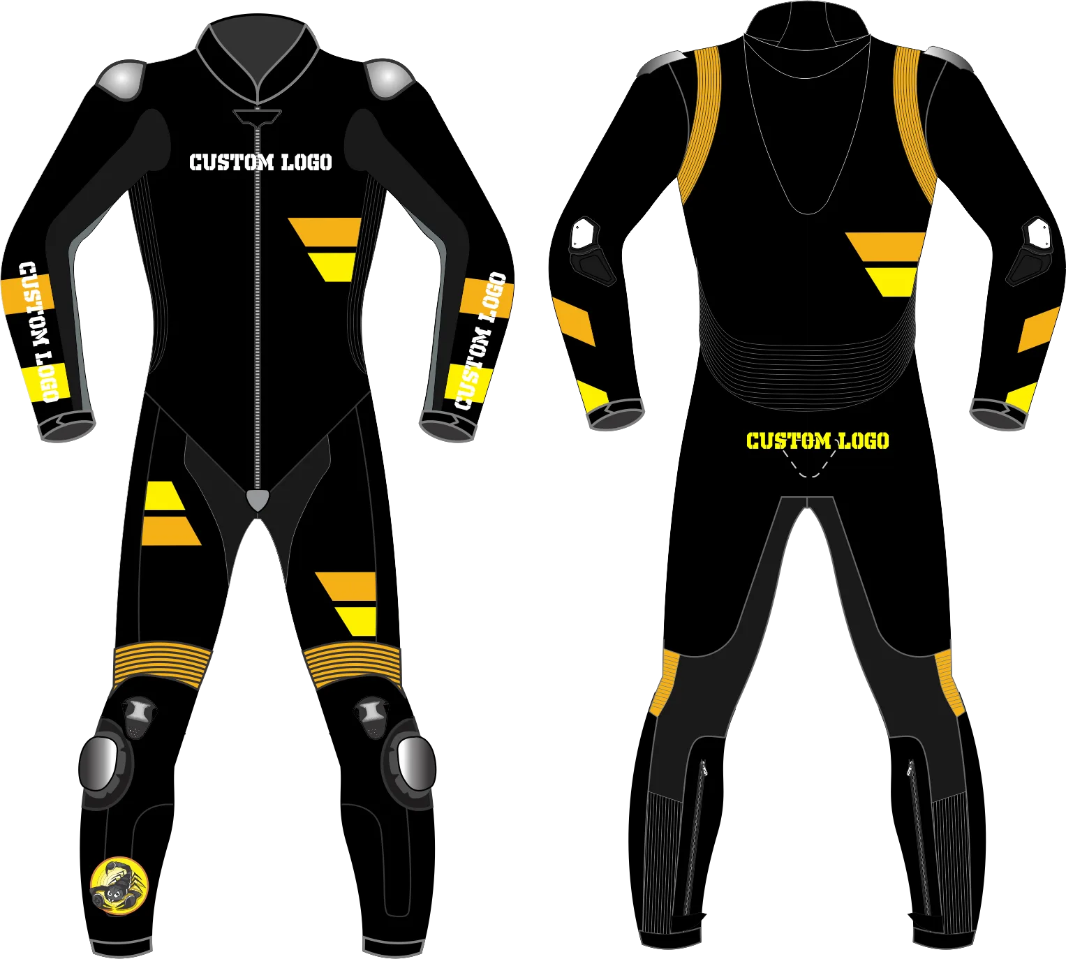 MotoGP-Style Motorcycle Racing Suit