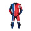 MotoGP-Style Racing Leather Suit – Aerodynamic Track Design