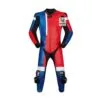 MotoGP-Style Racing Leather Suit – Aerodynamic Track Design
