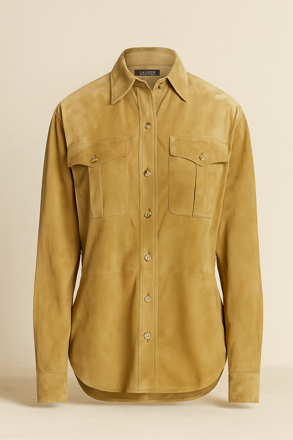 goat suede shirt for women