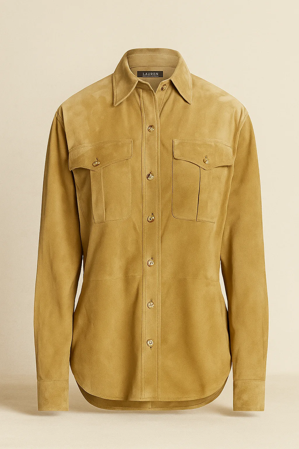 goat suede shirt for women