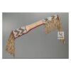 Artisanal Hand-Beaded Fringed Suede Slip