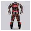 One-Piece Motorcycle Leather Racing Suit Front Side