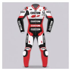 Fully Custom Leather Motorcycle Race Suit Front Side