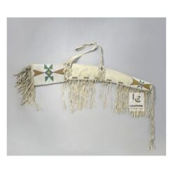 Handcrafted Suede Beaded Leather Sleeve – Native Style