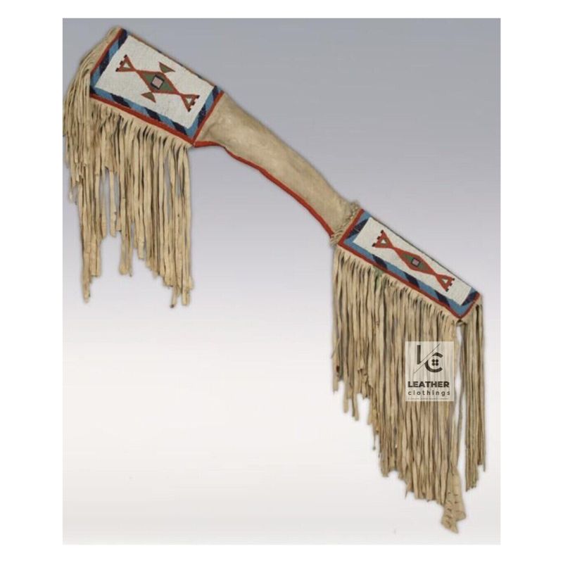 Mountain Man Style Beaded Suede Sleeve