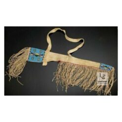 Plains-Style Hand-Beaded Suede Cover