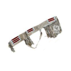 Plains-Style Hand-Beaded Suede Sleeve