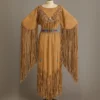 Native American Suede Powwow Dress