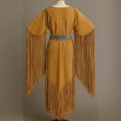 Alternative view of Native American Suede Powwow Dress | SFM20