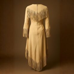 Alternative view of Handmade Suede Leather Western Fringe Dress with Hand Beading