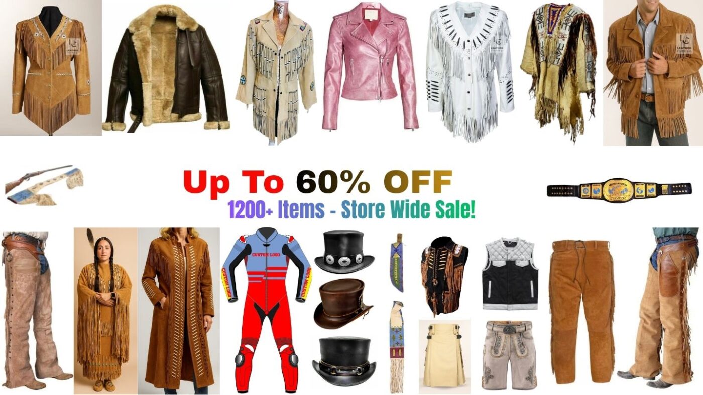 LeatherClothings.com Banner Home Page