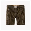 Men's Dark Brown Leather Lederhosen