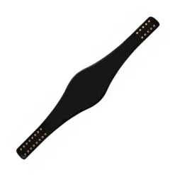 Compatible Championship Spinner Replica Title Belt genuine leather strap in black.