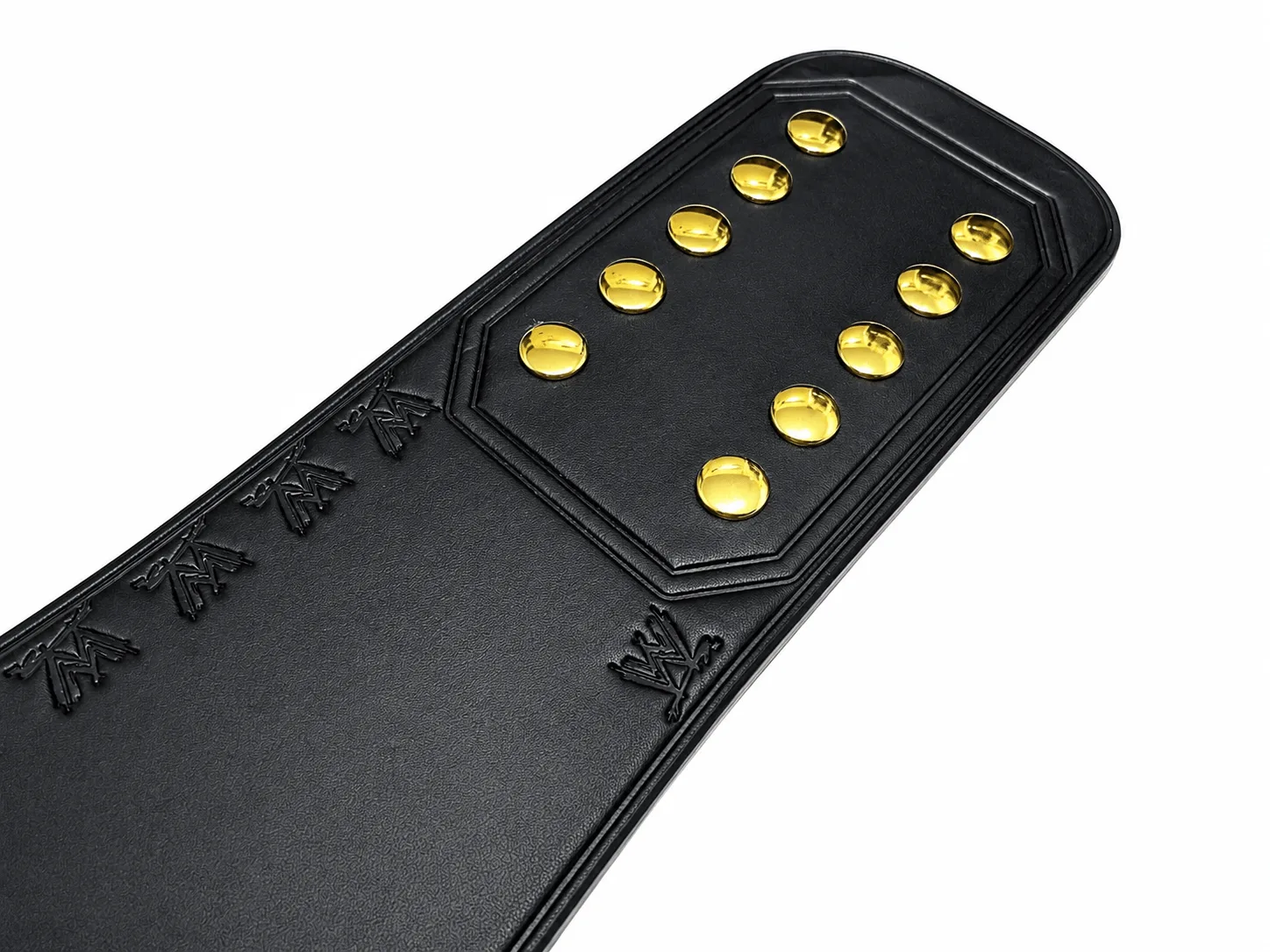 Compatible WWE Attitude Era Tag Team replica championship replacement leather strap in black genuine leather