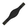 Compatible AAA Mega Championship Replica Title Belt genuine leather replacement strap in black.