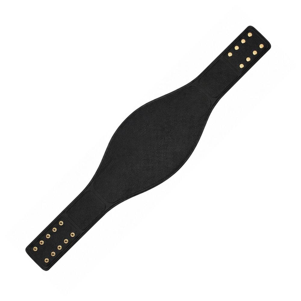 Compatible AAA Mega Championship Replica Title Belt genuine leather replacement strap in black.