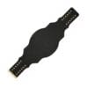 Compatible Crown Jewel Men's Championship Replica Title Belt genuine leather replacement strap in black.