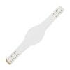 Compatible Intercontinental Championship Replica Title Belt White Leather Strap made from genuine leather.