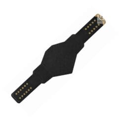 Compatible United States Championship Replica Title Belt genuine leather replacement strap in black.