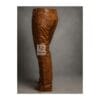 Men's Brown Leather Side Lace Pants MSP24D